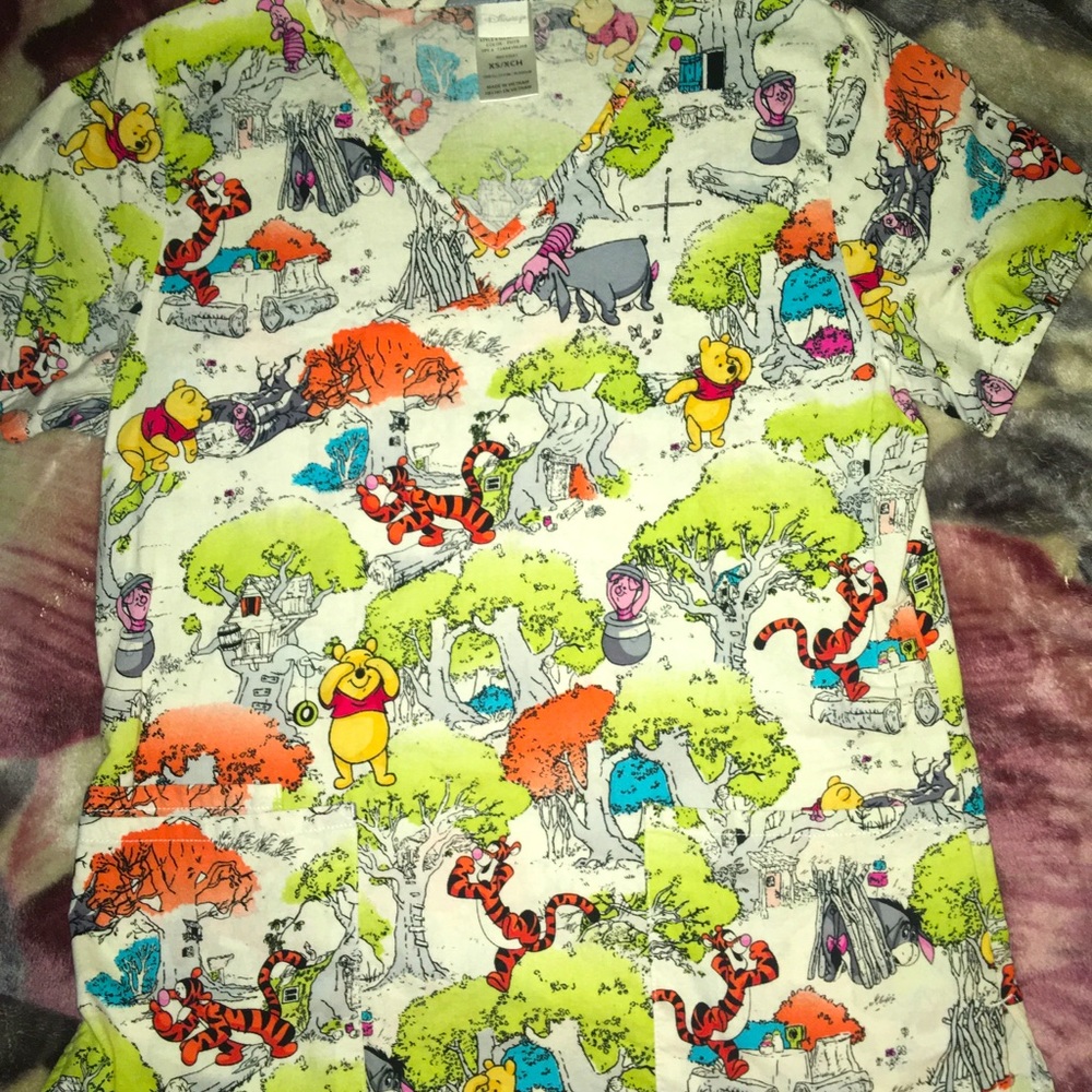 Disney Scrub Top